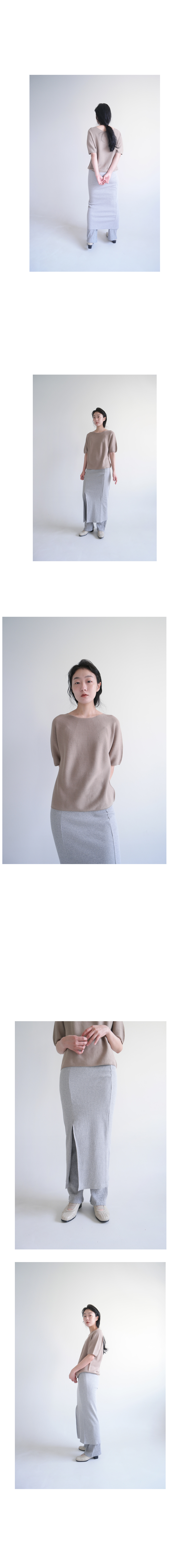 ribbed with wrinkle leggings (3colors) 상세 이미지 8